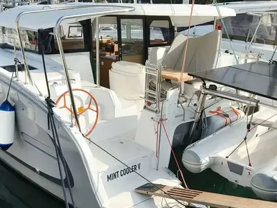 MINT COOLER V, a Excess Excess 11 catamaran at Grad Pula, Croatia
