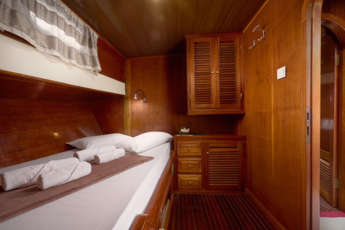 Cabin on AGORA, a Custom Made Agora yacht at Jesenice, Croatia