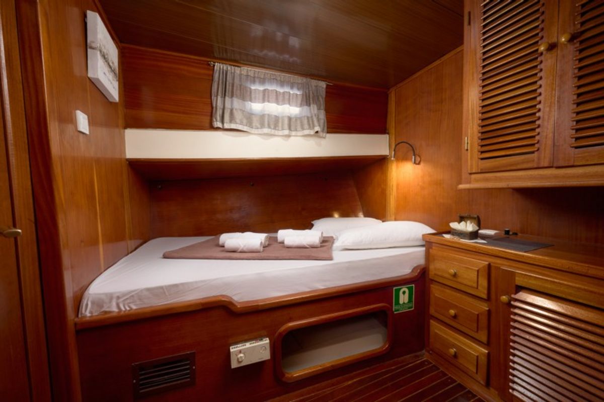 Cabin on AGORA, a Custom Made Agora yacht at Jesenice, Croatia