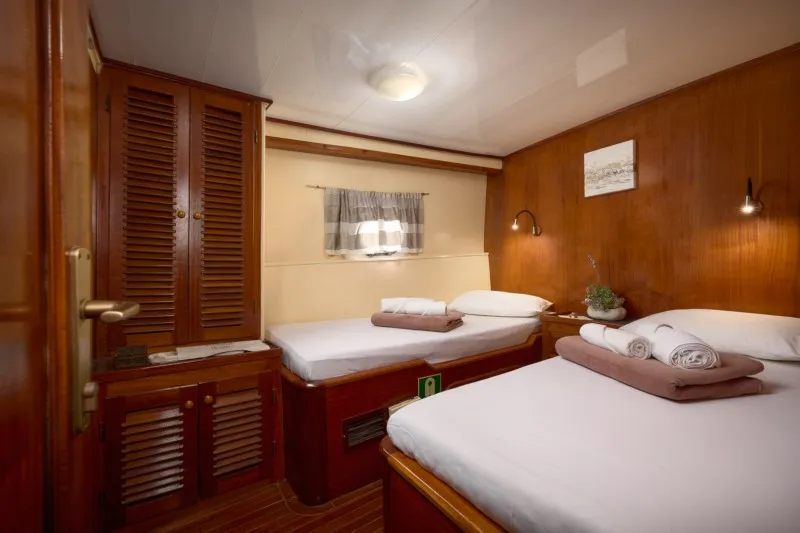 Cabin on AGORA, a Custom Made Agora yacht at Jesenice, Croatia