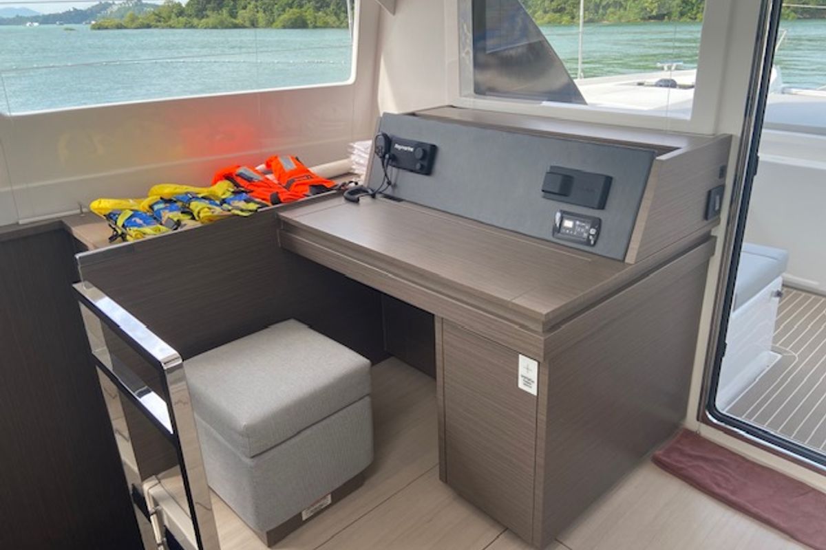 Ms. Chief, a Leopard 50 catamaran at Pa Khlok, Thailand