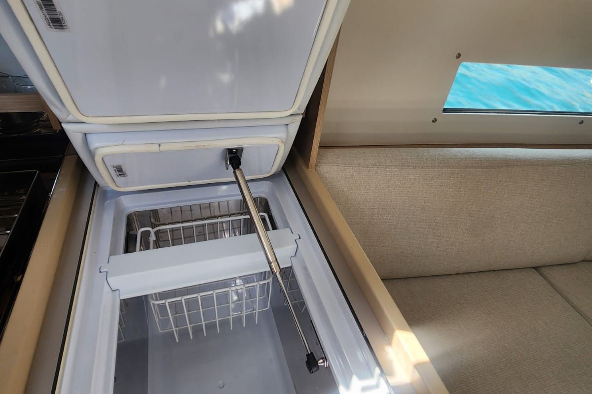 Galley of Lima, a Beneteau Oceanis 30.1 sailboat at Marmaris, Turkey