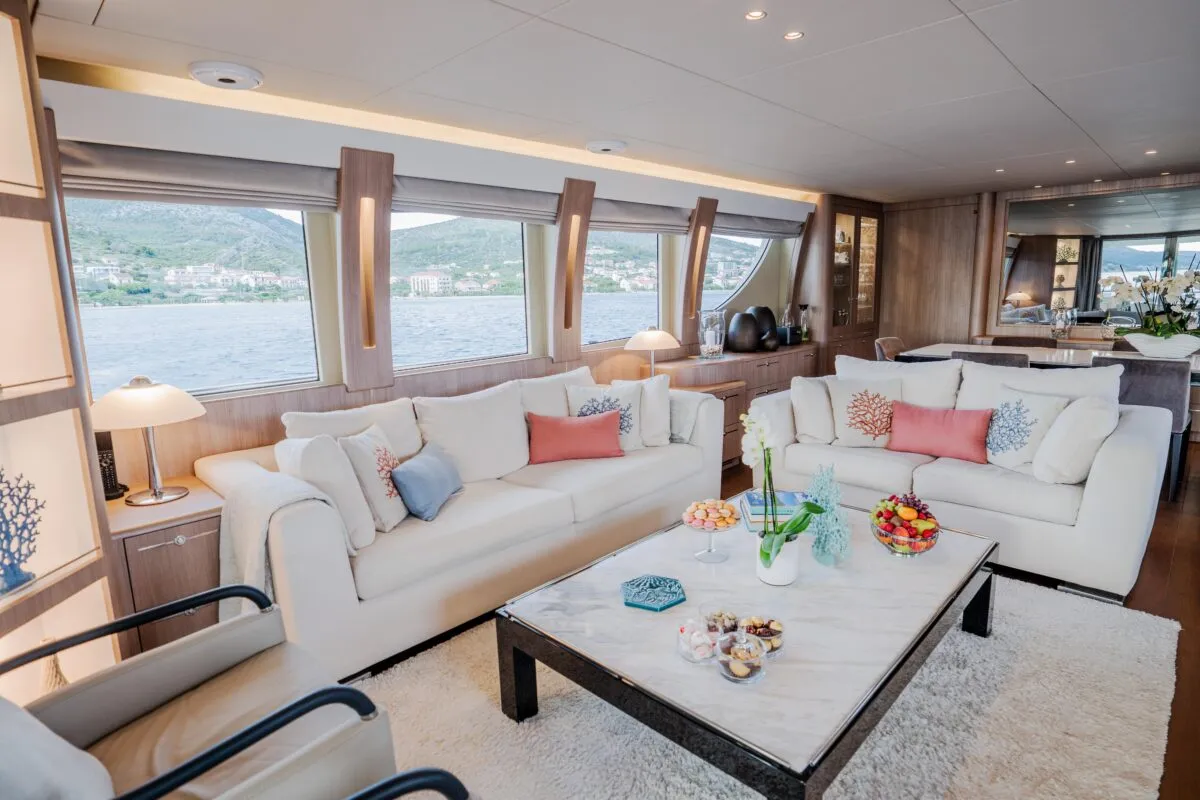 Salon of Dream, a Cyrus Yachts Cyrus 34 yacht at Grad Šibenik, Croatia