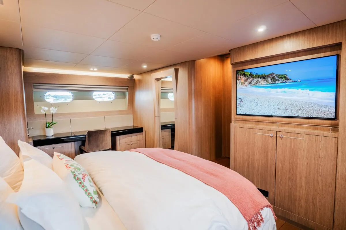 Cabin on Dream, a Cyrus Yachts Cyrus 34 yacht at Grad Šibenik, Croatia