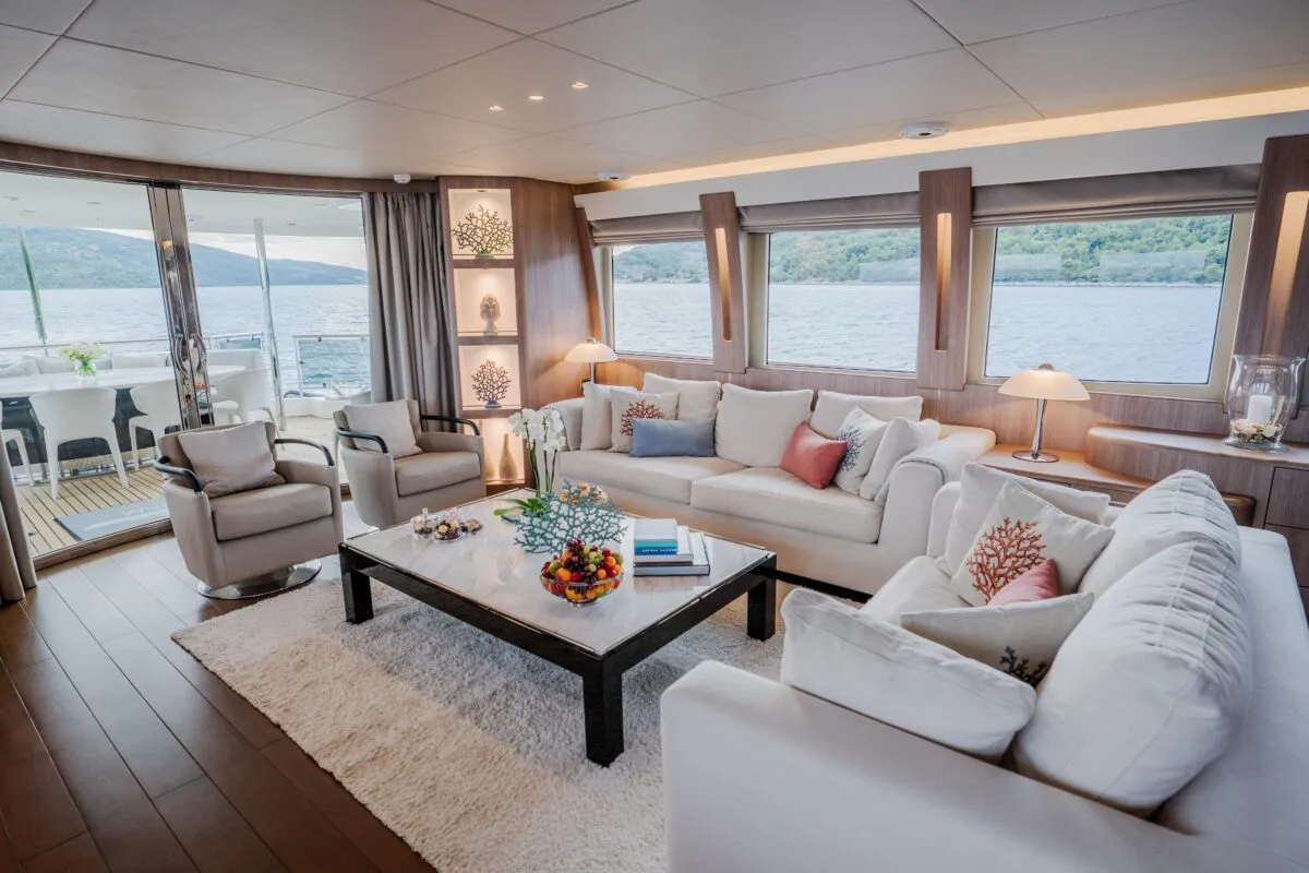 Salon of Dream, a Cyrus Yachts Cyrus 34 yacht at Grad Šibenik, Croatia