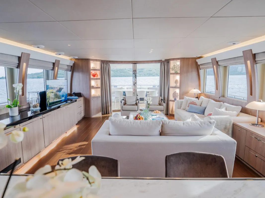 Salon of Dream, a Cyrus Yachts Cyrus 34 yacht at Grad Šibenik, Croatia