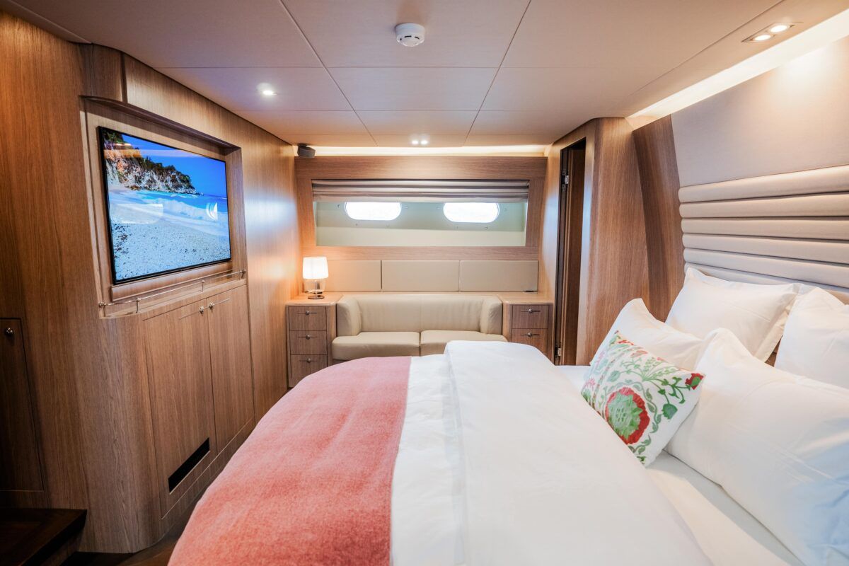 Cabin on Dream, a Cyrus Yachts Cyrus 34 yacht at Grad Šibenik, Croatia