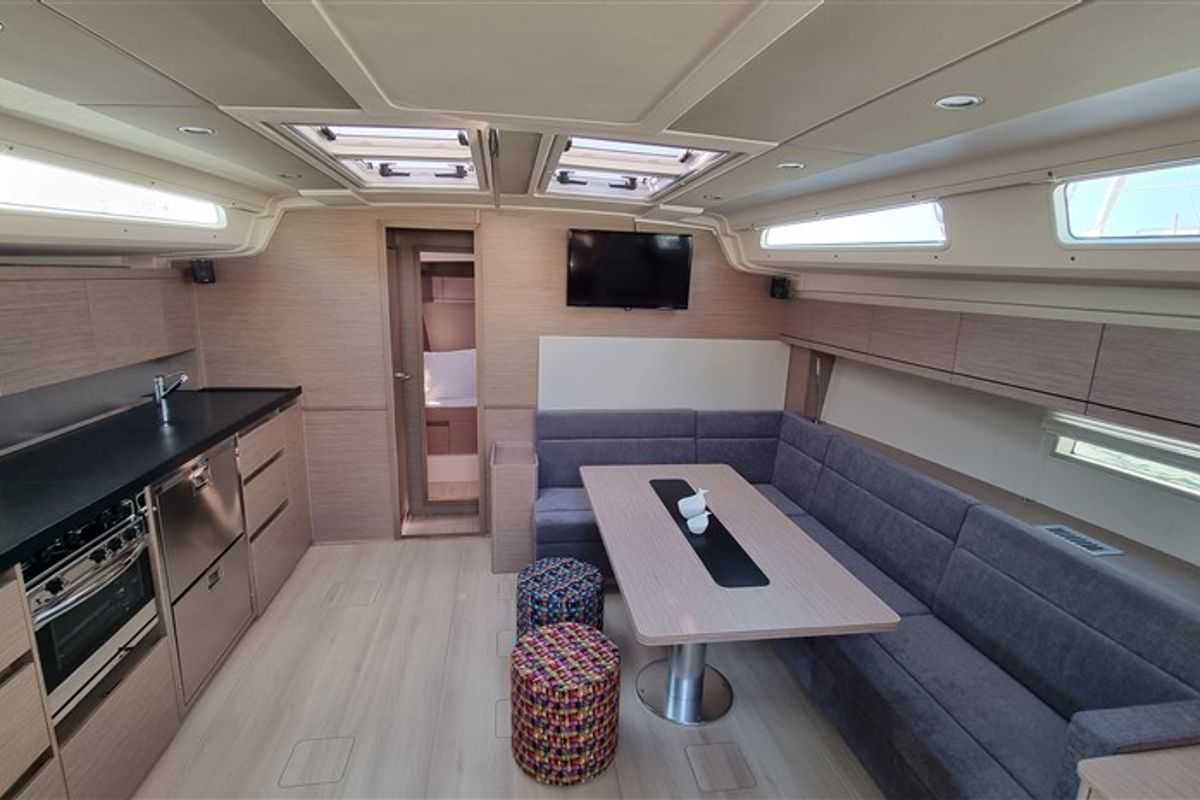 Salon of Hugo, a Hanse Yachts Hanse 508 sailboat at Grad Pula, Croatia