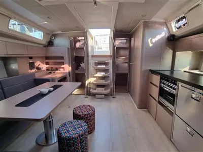 Salon of Hugo, a Hanse Yachts Hanse 508 sailboat at Grad Pula, Croatia