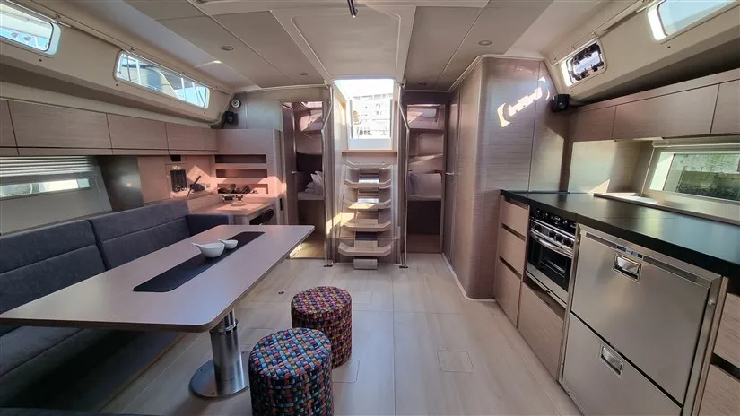 Salon of Hugo, a Hanse Yachts Hanse 508 sailboat at Grad Pula, Croatia