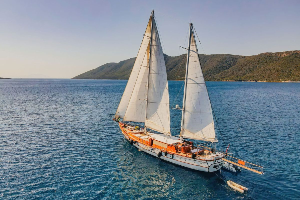 Exterior view of Babylon, a Custom Made Babylon yacht at Bodrum, Turkey