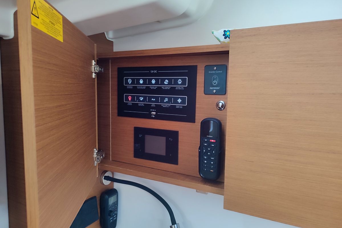 Idefix, a Beneteau First 44 sailboat at Lavreotiki Municipal Unit, Greece