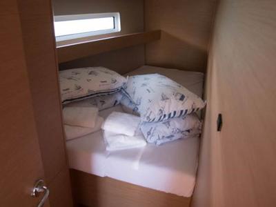 Cabin on Martina, a Jeanneau Sun Odyssey 440 sailboat at Seget Donji, Croatia