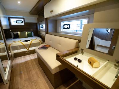 Cabin on Eileen, a Bali 4.4 catamaran at Dubrovnik, Croatia