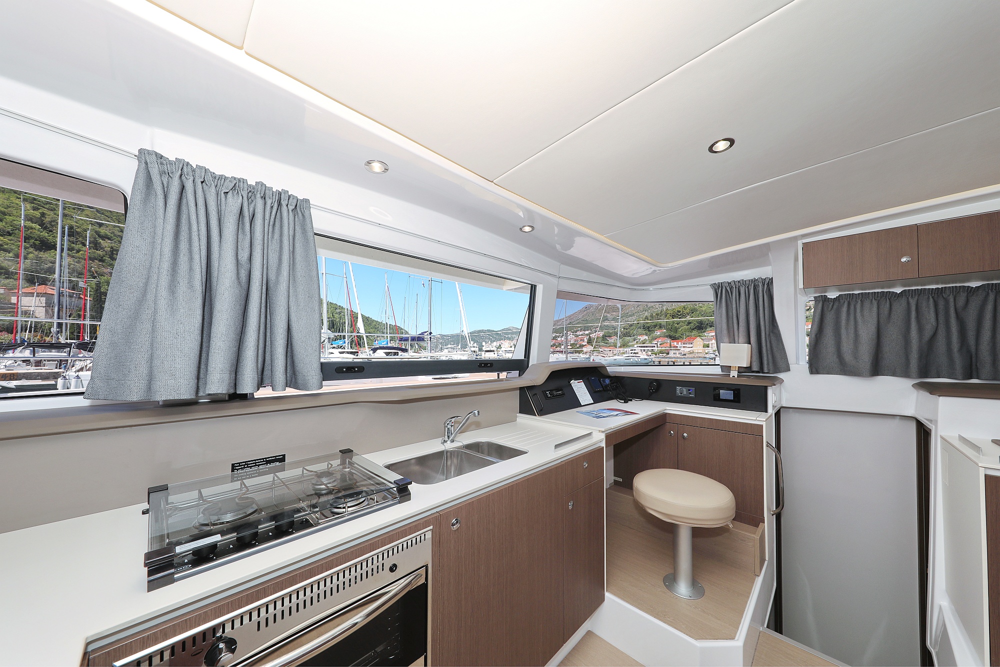 Ocean Oasis, a Bali 4.1 catamaran at Grad Biograd na Moru, Croatia