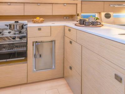 Galley of Capi'10, a Hanse Yachts Hanse 410 sailboat at Marseille, France