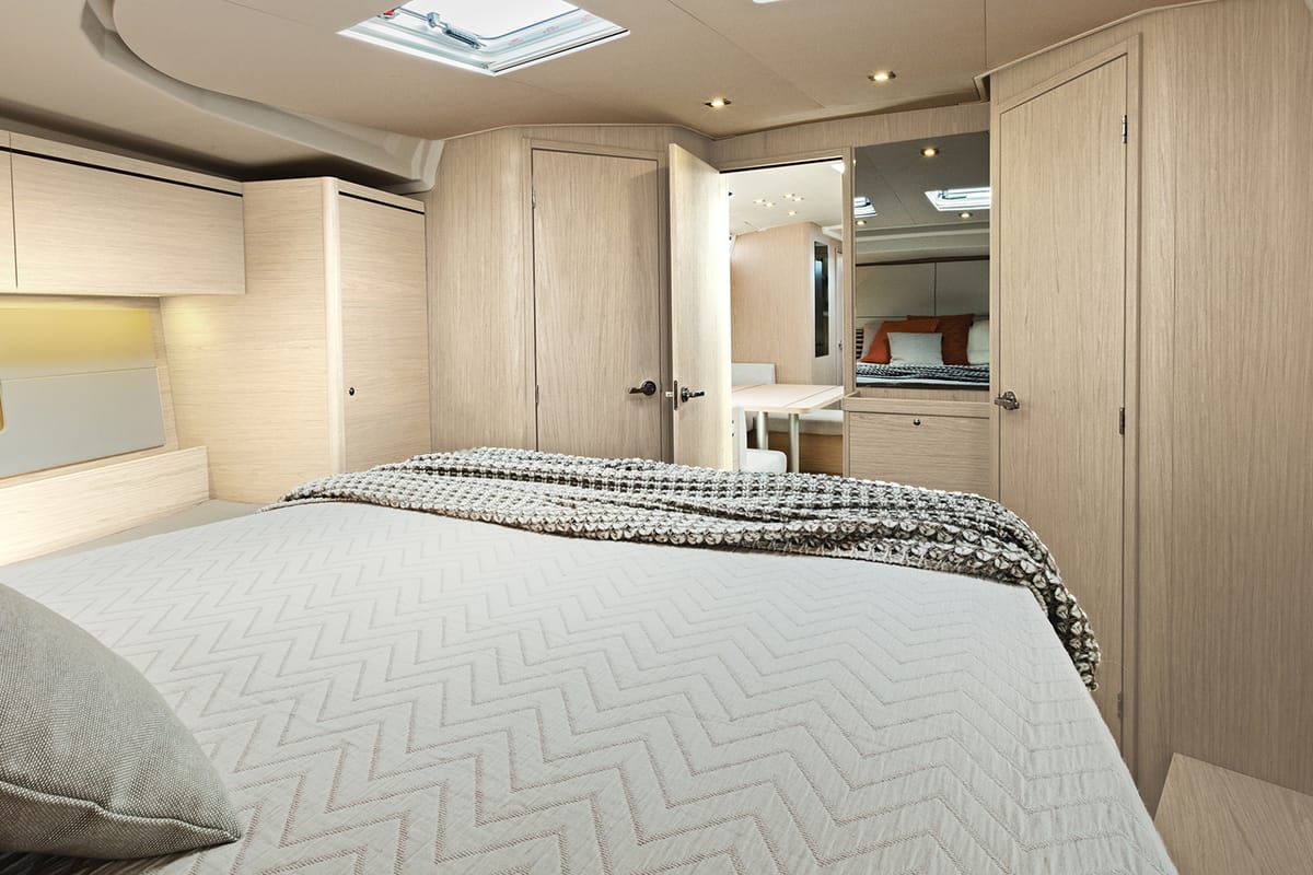 Cabin on Mary-Anne, a Beneteau Oceanis 51.1 sailboat at es Jonquet, Spain