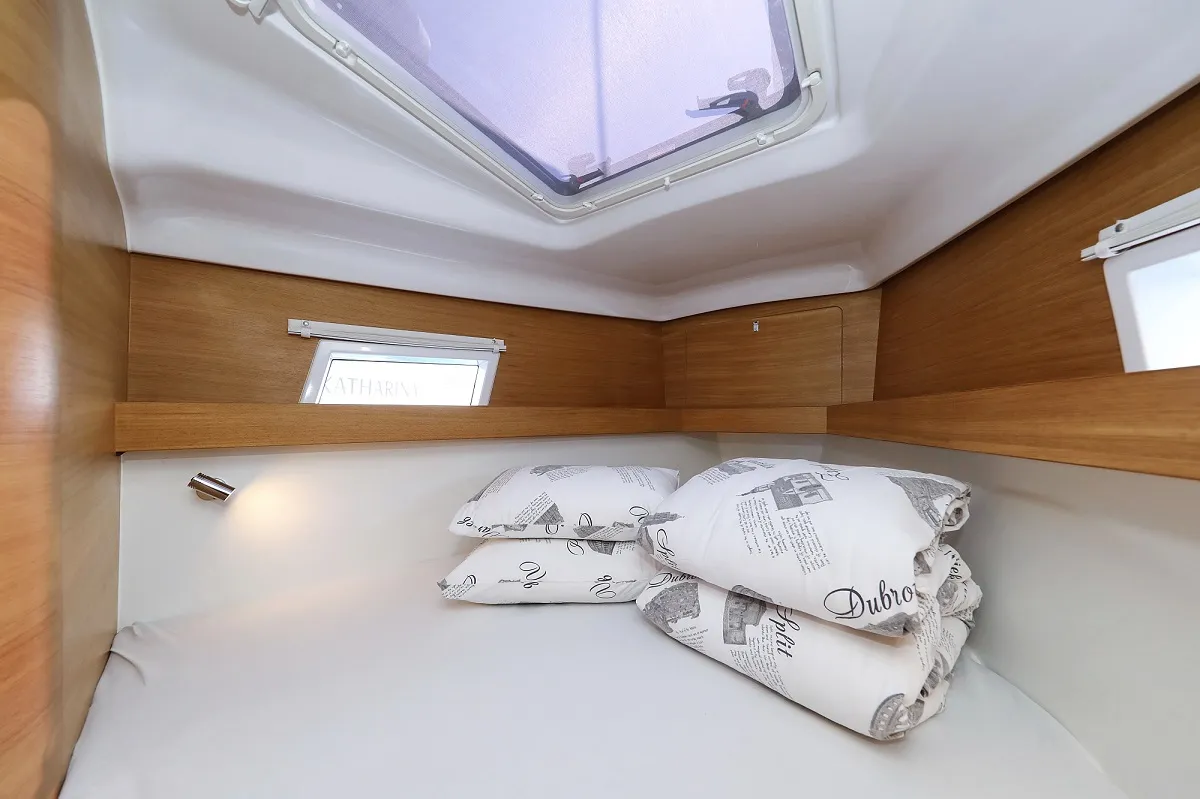 Cabin on Jackpot, a Elan Impression 45.1 sailboat at Grad Biograd na Moru, Croatia