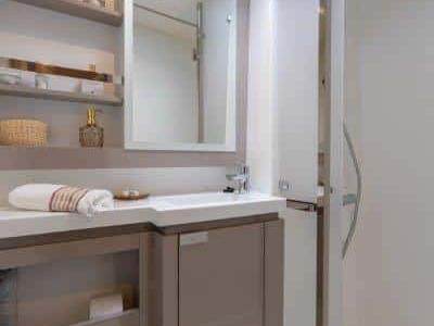 Head on Our Dream, a Fountaine Pajot Elba 45 catamaran at es Jonquet, Spain