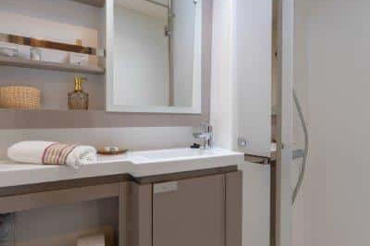 Head on Our Dream, a Fountaine Pajot Elba 45 catamaran at es Jonquet, Spain