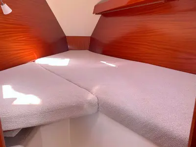 Cabin on Mizar, a Hanse Yachts Hanse 315 sailboat at Barth, Germany