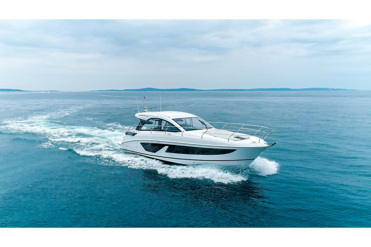 Exterior view of MIAMI VICE, a Beneteau Gran Turismo 41 yacht at Općina Rogoznica, Croatia