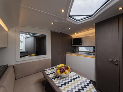 Galley of MIAMI VICE, a Beneteau Gran Turismo 41 yacht at Općina Rogoznica, Croatia