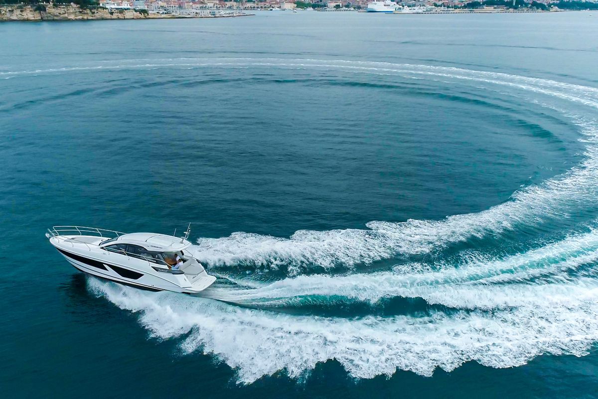 Exterior view of MIAMI VICE, a Beneteau Gran Turismo 41 yacht at Općina Rogoznica, Croatia