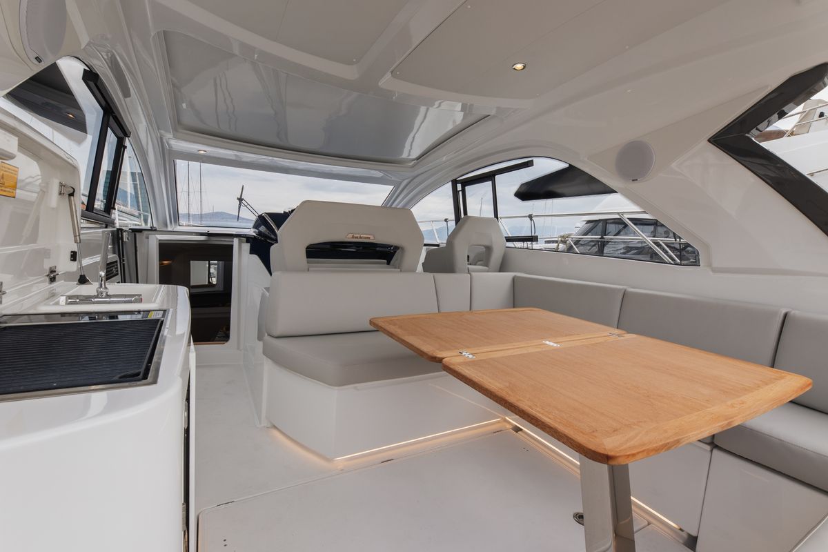 Deck of MIAMI VICE, a Beneteau Gran Turismo 41 yacht at Općina Rogoznica, Croatia