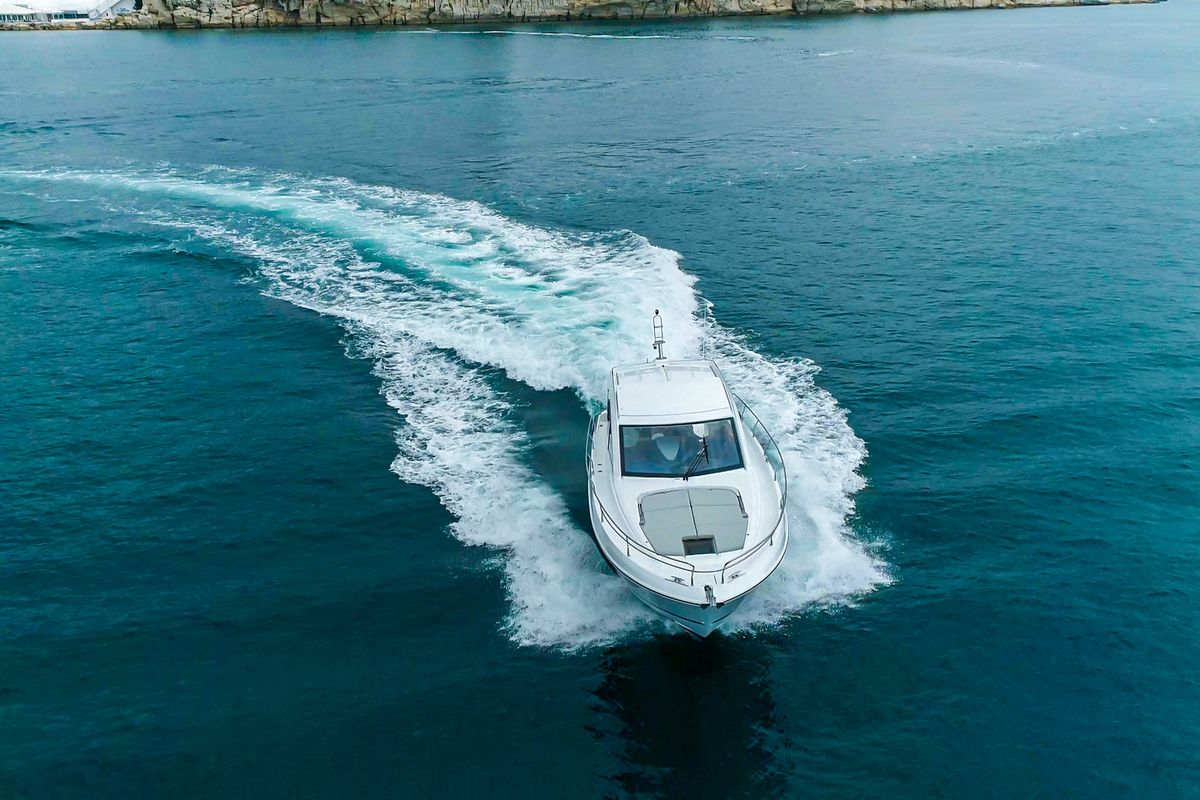 Exterior view of MIAMI VICE, a Beneteau Gran Turismo 41 yacht at Općina Rogoznica, Croatia