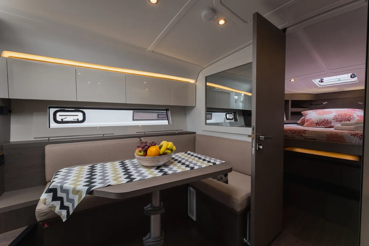 Salon of MIAMI VICE, a Beneteau Gran Turismo 41 yacht at Općina Rogoznica, Croatia