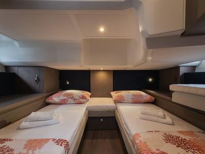 Cabin on MIAMI VICE, a Beneteau Gran Turismo 41 yacht at Općina Rogoznica, Croatia