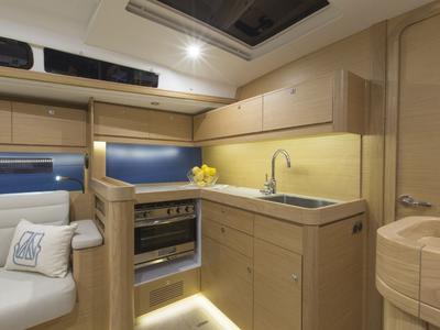 Galley of Odysseas, a Dufour 460 GL sailboat at Sithonia Municipal Unit, Greece