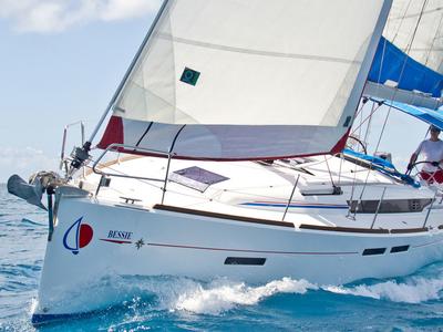 Exterior view of Sunsail 41 Classic, a Jeanneau Sun Odyssey 419 sailboat at Pa Khlok, Thailand