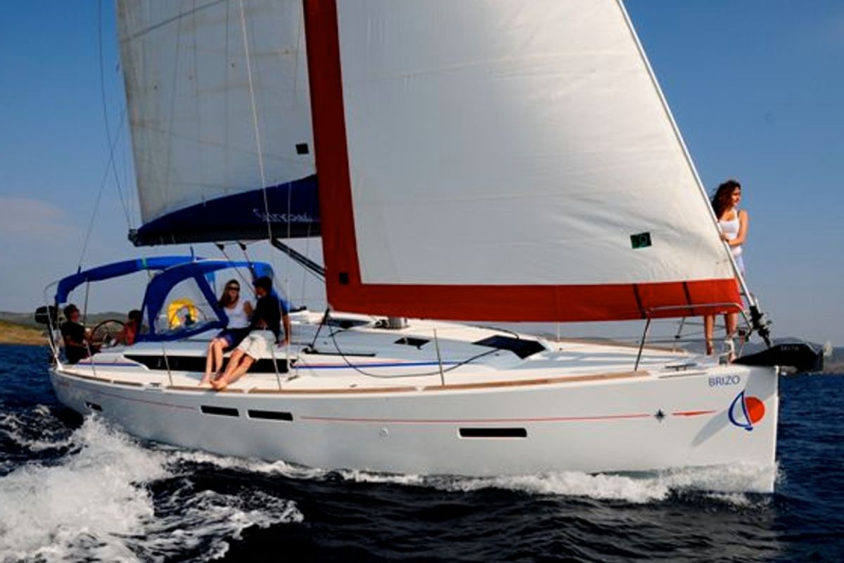 Exterior view of Sunsail 41 Classic, a Jeanneau Sun Odyssey 419 sailboat at Pa Khlok, Thailand