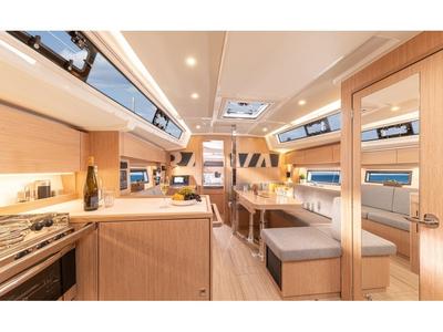 Galley of VELIKA LUKA, a Bavaria C38 sailboat at Split, Croatia
