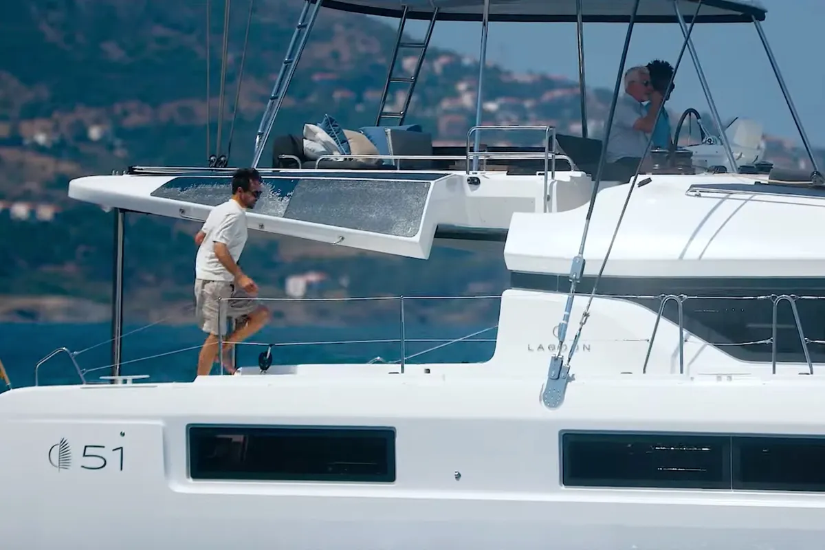 Premium, a Lagoon Lagoon 51 catamaran at Grad Pula, Croatia