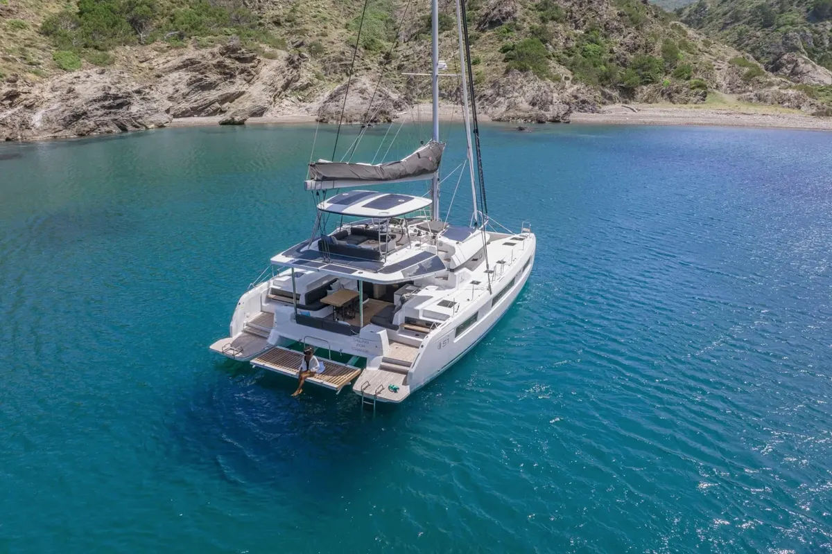 Premium, a Lagoon Lagoon 51 catamaran at Grad Pula, Croatia
