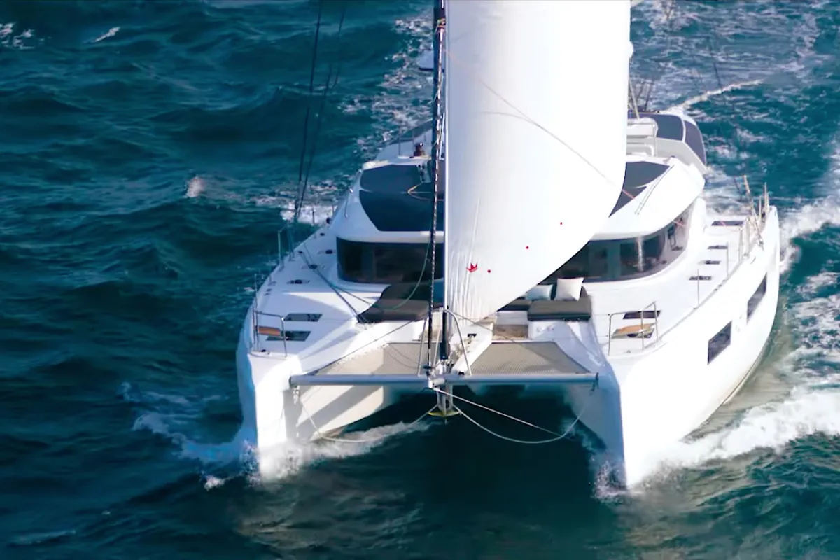 Premium, a Lagoon Lagoon 51 catamaran at Grad Pula, Croatia