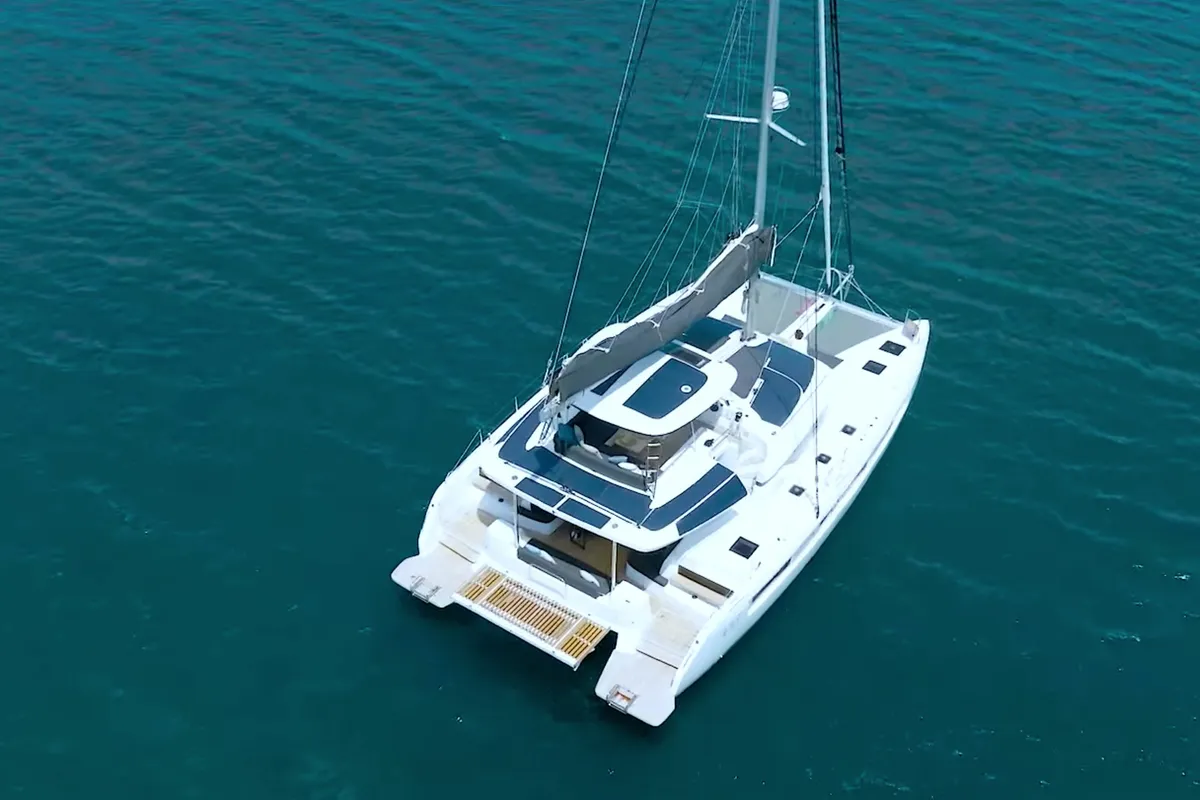 Premium, a Lagoon Lagoon 51 catamaran at Grad Pula, Croatia
