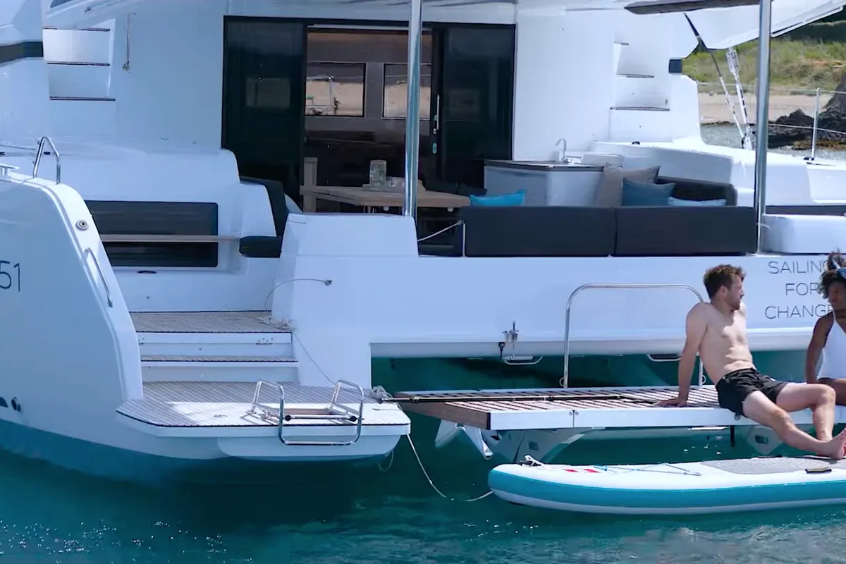 Premium, a Lagoon Lagoon 51 catamaran at Grad Pula, Croatia