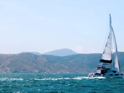 Premium, a Lagoon Lagoon 51 catamaran at Grad Pula, Croatia