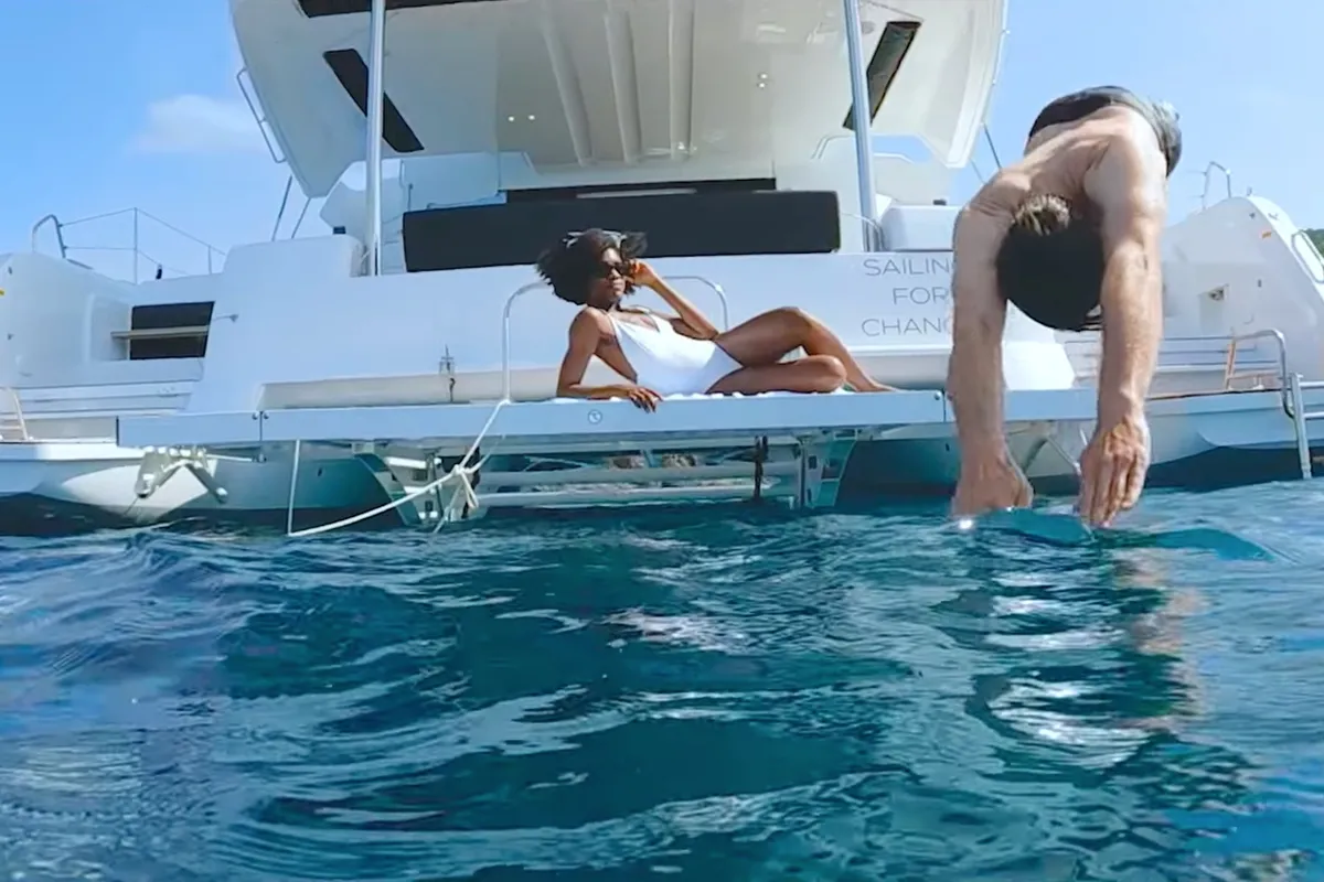Premium, a Lagoon Lagoon 51 catamaran at Grad Pula, Croatia