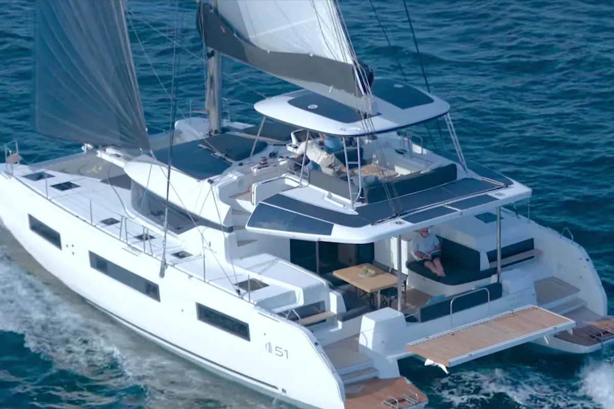 Premium, a Lagoon Lagoon 51 catamaran at Grad Pula, Croatia