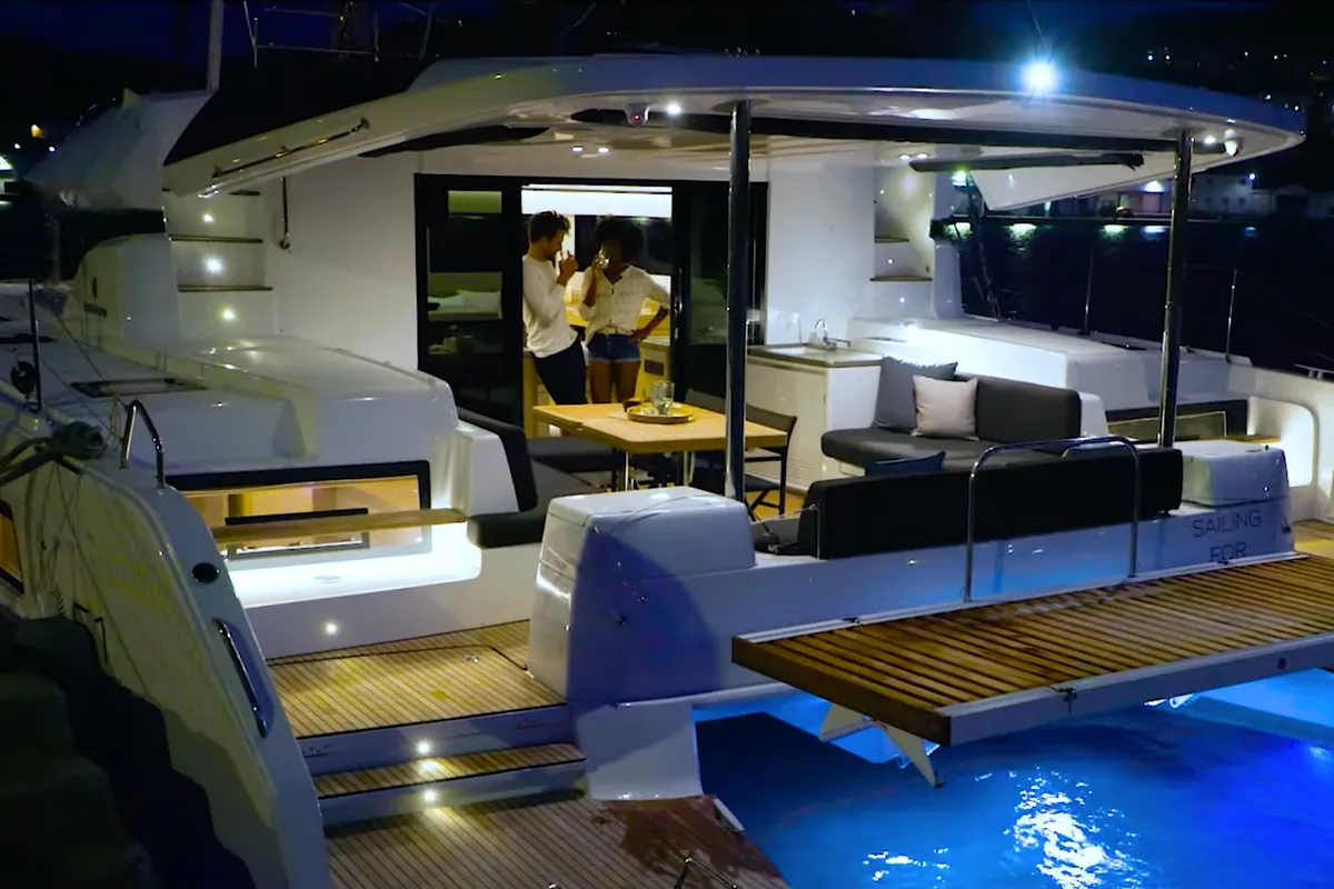 Premium, a Lagoon Lagoon 51 catamaran at Grad Pula, Croatia