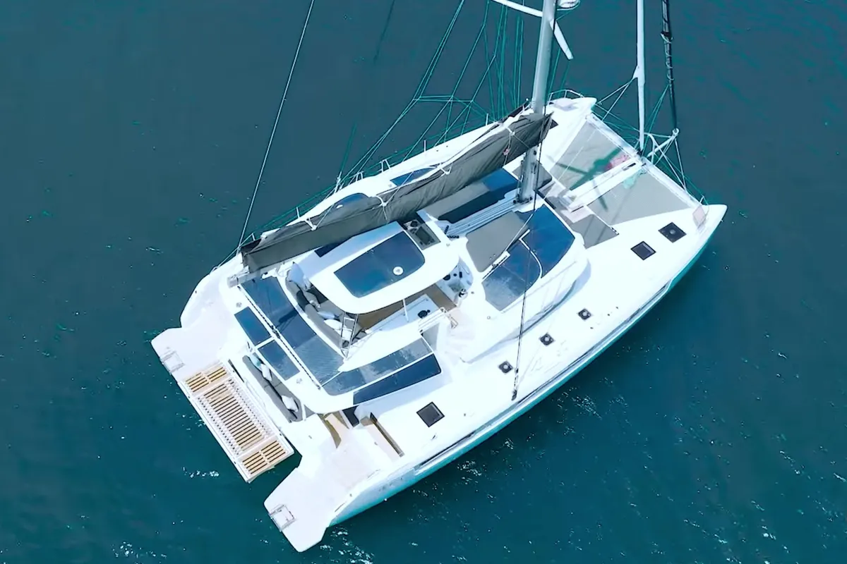 Premium, a Lagoon Lagoon 51 catamaran at Grad Pula, Croatia