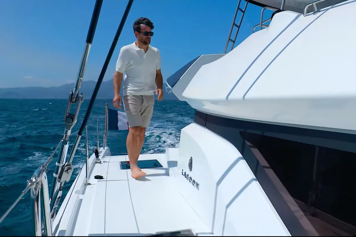 Premium, a Lagoon Lagoon 51 catamaran at Grad Pula, Croatia