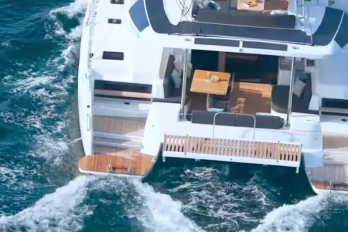 Premium, a Lagoon Lagoon 51 catamaran at Grad Pula, Croatia