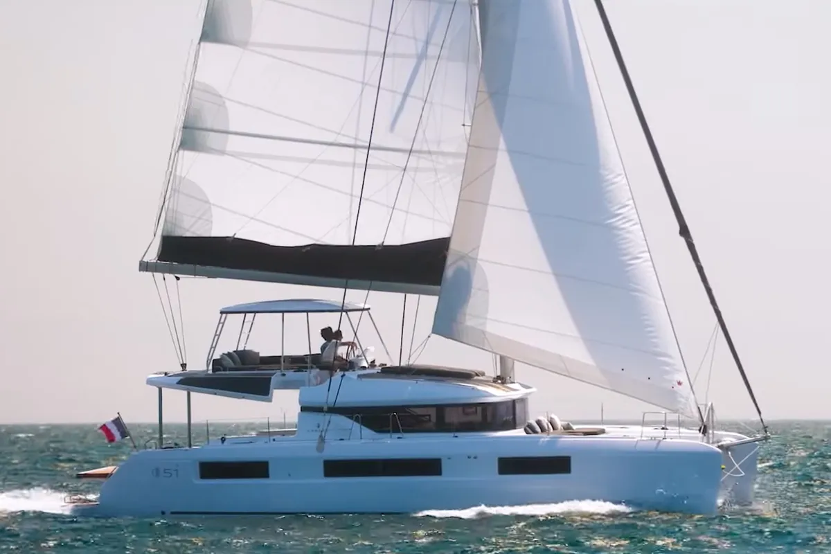Premium, a Lagoon Lagoon 51 catamaran at Grad Pula, Croatia