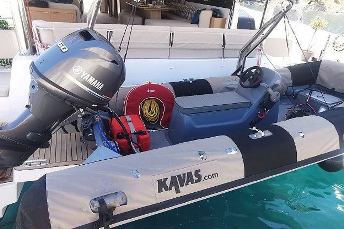 KOS 58.CAT, a Bali 5.8 catamaran at Athens, Greece